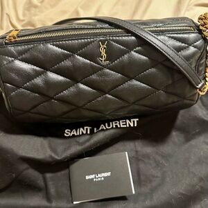 Saint Laurent / Medium Sade Quilted Leather Tube Bag / Saint Laurent bag / YSL
